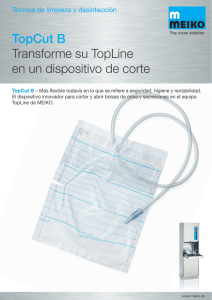 TopCut B Transforme su TopLine en un dispositivo de corte
