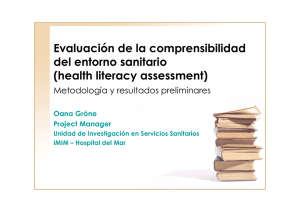 health literacy assessment