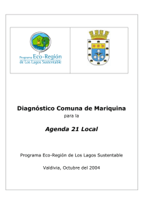 Diagnóstico Comuna de Mariquina - Programa Eco