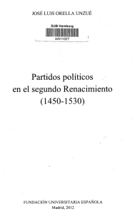 Partidos políticos en el segundo Renacimiento