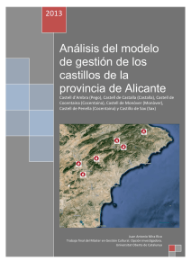 Análisis del modelo de gestión de los castillos de la provincia de