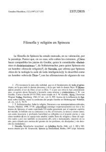 Filosofía y religión en Spinoza - Dadun