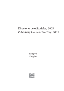 Religion - Federación de Gremios de Editores de España