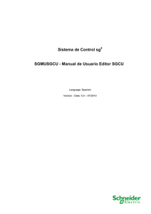 SGMUSGCU - Manual de Usuario Editor SGCU