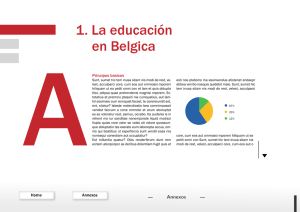 1. La educación en Belgica