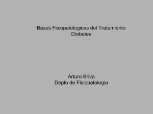 Bases Fisiopatologicas del Tratamiento Diabetes Arturo Briva Depto