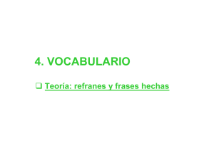 4 1 VOCABULARIO REFRANES FRASES H