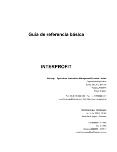 Guía de referencia básica INTERPROFIT