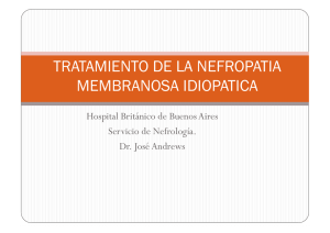 tratamiento de la nefropatia membranosa idiopatica