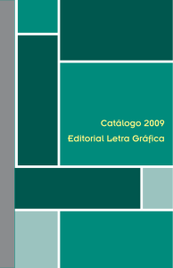 Catálogo 2009 Editorial Letra Gráfica