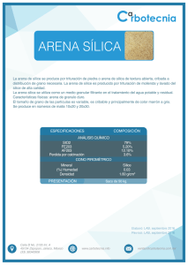 Arena Silica - Carbotecnia