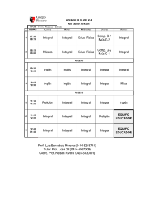 Integral Integral Educ. Fisica Comp. G-1 Mús G-2