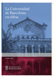 La Universidad de Barcelona en cifras