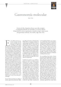 Gastronomía molecular