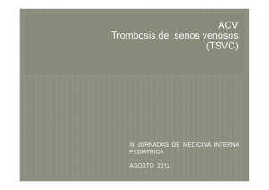 ACV Trombosis de senos venosos (TSVC)