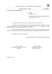 “A” 3759 - del Banco Central de la República Argentina