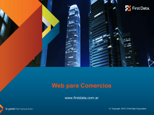 Presentation Title Goes Here - Comercios