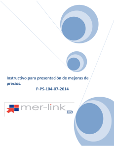p-ps-104-07-2014 presentación de mejoras de precios - Mer-Link
