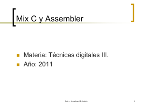Mix C y Assembler