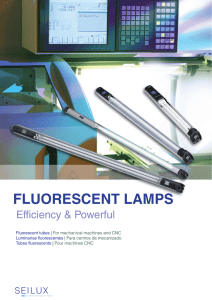 Luminarias Fluorescentes - Fluorescent Tubes