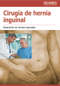 Cirugía de hernia inguinal