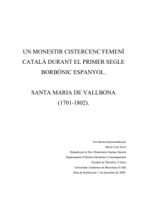Un monestir cistercenc femení català durant el primer segle