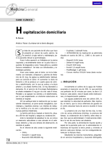 738 Hospitalización domiciliaria - Revista Medicina General y de