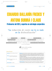 EDUARDO BALLARÍN FREDES Y ANTONI SUBIRÀ I CLAUS
