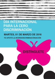 día internacional para la cero discriminación