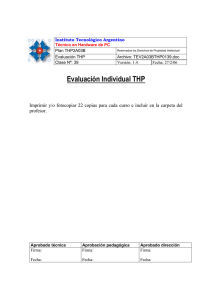 Evaluación Individual THP