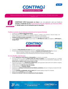 CONTPAQi® CFDI Facturacion en línea + / ficha de producto