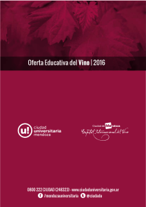 Oferta Educativa del Vino | 2016