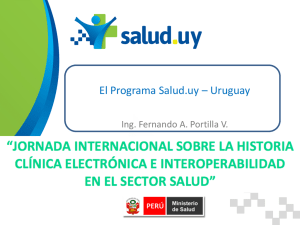 El Programa Salud.uy – Uruguay