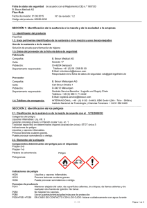 Fluo-Rub SECCIÓN 1: Identificación de la sustancia o la mezcla y