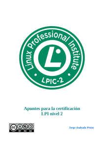 Apuntes para la certificación LPI nivel 2