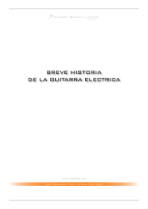 BREVE HISTORIA DE LA GUITARRA ELECTRICA