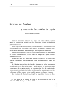 Sorpresa de Curalava y muerte de Garcia Oñez de Loyola