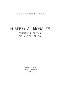 EUSEBIO A. MORALES