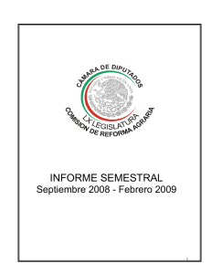 Quinto Informe Semestral Septiembre 2008