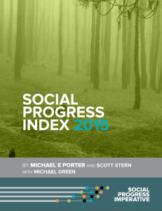 SOCIAL PROGRESS INDEX 2015