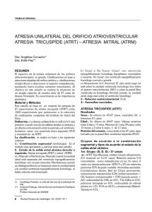 ATRESIA UNILATERAL DEL ORIFICIO ATRIOVENTRICULAR