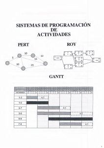sistemas de programacion de actividades