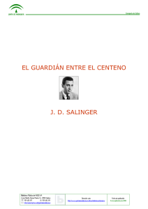 EL GUARDIÁN ENTRE EL CENTENO J. D. SALINGER