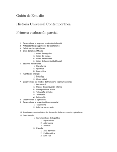 Guión de Estudio Historia Universal Contemporánea Primera