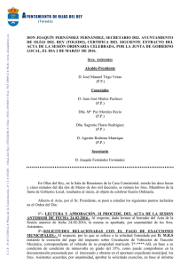 Descargar acta ( PDF ) - Ayuntamiento de Olías del Rey