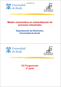 Máster universitario en automatización de procesos industriales CX