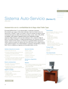 Sistema Auto-Servicio (Series-V)