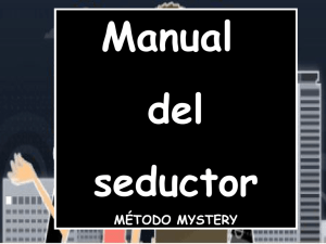Manual del seductor. Método Mistery