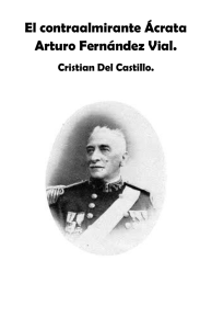 El contraalmirante Ácrata Arturo Fernández Vial.