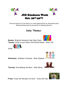 JEE Kindness Week Oct. 26th